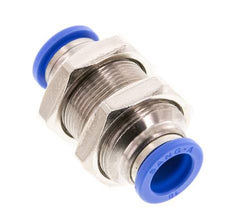 10mm Steckverschraubung Messing/PA 66 NBR Schottverschraubung