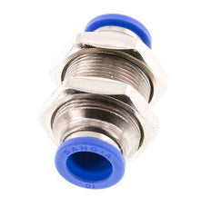 10mm Steckverschraubung Messing/PA 66 NBR Schottverschraubung