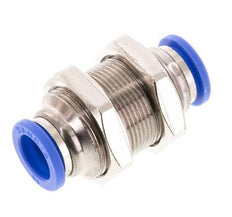 10mm Steckverschraubung Messing/PA 66 NBR Schottverschraubung