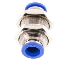 10mm Steckverschraubung Messing/PA 66 NBR Schottverschraubung