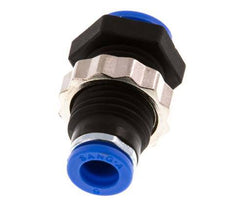 6mm Steckverschraubung PA 66 NBR Bulkhead [2 Stück]