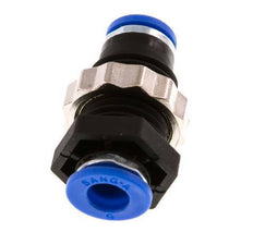 6mm Steckverschraubung PA 66 NBR Bulkhead [2 Stück]