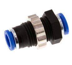 8mm Steckverschraubung PA 66 NBR Bulkhead [2 Stück]
