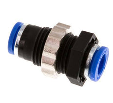 8mm Steckverschraubung PA 66 NBR Bulkhead [2 Stück]
