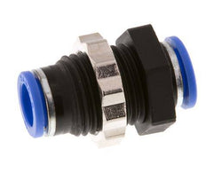 10mm Steckverschraubung PA 66 NBR Bulkhead [2 Stück]