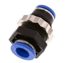 10mm Steckverschraubung PA 66 NBR Bulkhead [2 Stück]