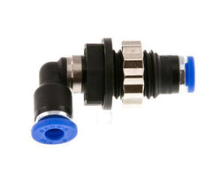 4mm 90Grad Winkel-Steckverschraubung PA 66 NBR Bulkhead [2 Stück]