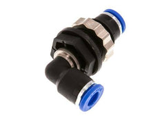 6mm 90Grad Winkel-Steckverschraubung PA 66 NBR Bulkhead [2 Stück]