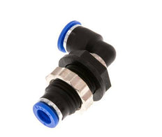 6mm 90Grad Winkel-Steckverschraubung PA 66 NBR Bulkhead [2 Stück]