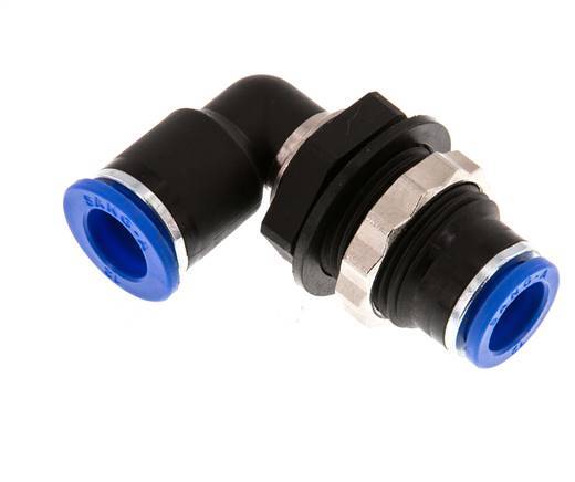 12mm 90Grad Winkel Steckverschraubung PA 66 NBR Schottverschraubung