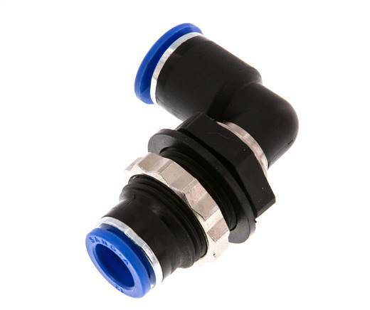 12mm 90Grad Winkel Steckverschraubung PA 66 NBR Schottverschraubung