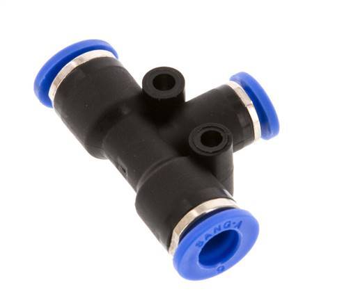 4mm x 6mm Tee Push-in Fitting PA 66 NBR [2 Pieces]