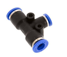 4mm x 6mm Tee Push-in Fitting PA 66 NBR [2 Pieces]