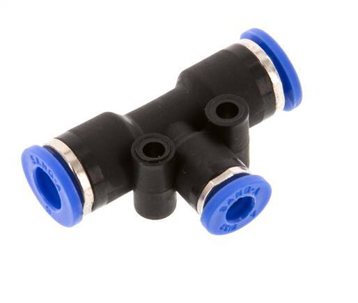 4mm x 6mm T-Steckverschraubung PA 66 NBR [2 Stück]