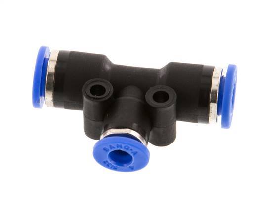 4mm x 6mm T-Steckverschraubung PA 66 NBR [2 Stück]