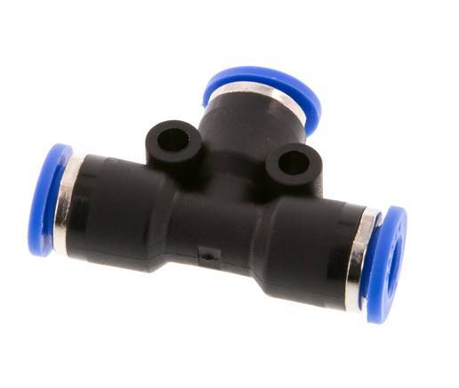 6mm T-Stück Steckverschraubung PA 66 NBR [2 Stück]