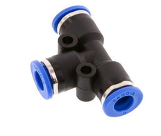 6mm T-Stück Steckverschraubung PA 66 NBR [2 Stück]