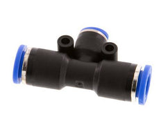 4mm x 8mm Tee Push-in Fitting PA 66 NBR [2 Pieces]