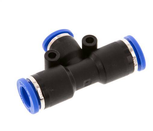 6mm x 8mm T-Steckverschraubung PA 66 NBR [2 Stück]