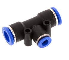 6mm x 10mm T-Steckverschraubung PA 66 NBR [2 Stück]