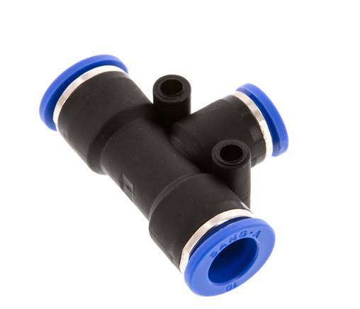 8mm x 10mm T-Steckverschraubung PA 66 NBR [2 Stück]