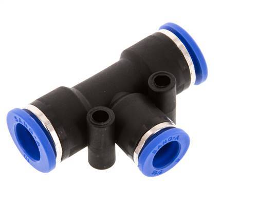 8mm x 10mm T-Steckverschraubung PA 66 NBR [2 Stück]