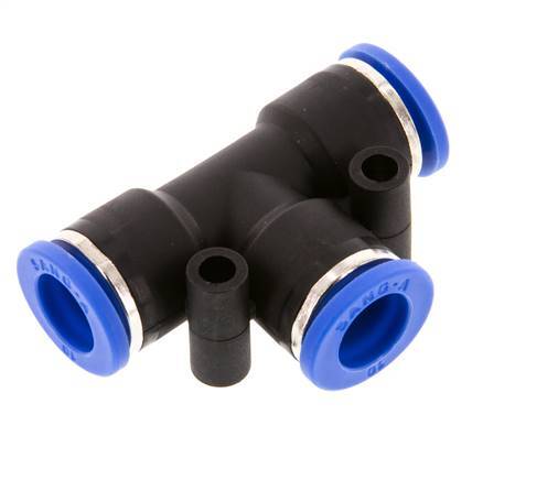 10mm T-Stück Steckverschraubung PA 66 NBR [2 Stück]