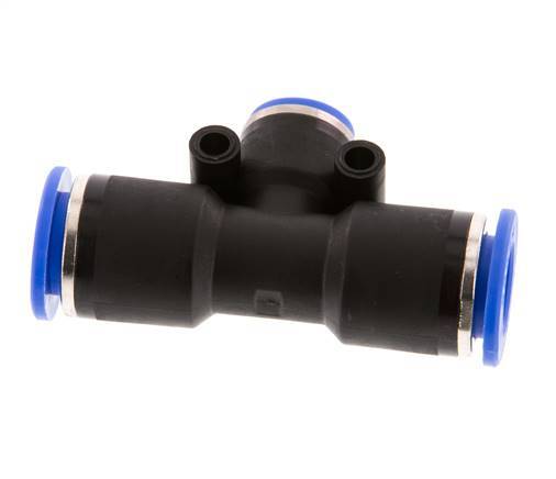 8mm x 12mm Tee Push-in Fitting PA 66 NBR [2 Pieces]