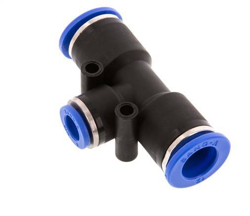 8mm x 12mm T-Steckverschraubung PA 66 NBR [2 Stück]