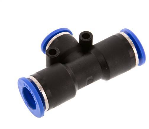 10mm x 12mm T-Steckverschraubung PA 66 NBR [2 Stück]