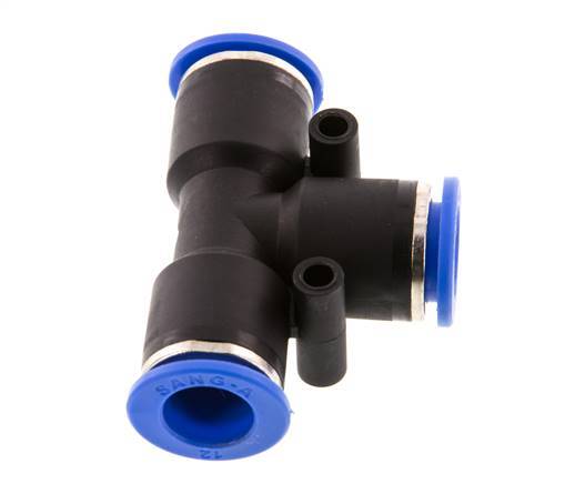 12mm T-Stück Steckverschraubung PA 66 NBR [2 Stück]