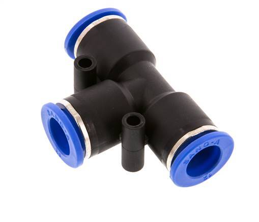 12mm T-Stück Steckverschraubung PA 66 NBR [2 Stück]