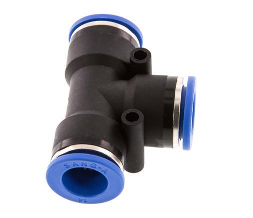 14mm T-Stück Steckverschraubung PA 66 NBR