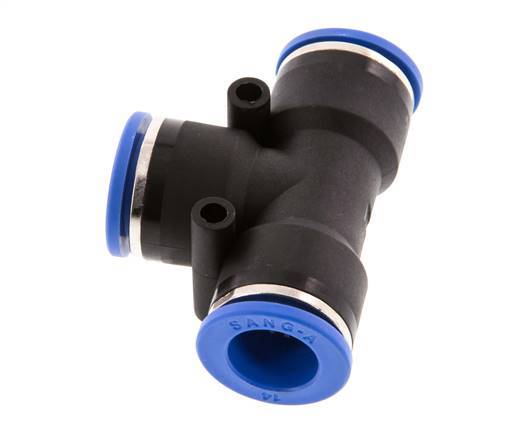 14mm T-Stück Steckverschraubung PA 66 NBR
