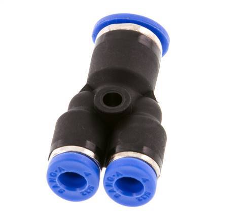 4mm x 6mm Y-Steckverschraubung PA 66 NBR [2 Stück]