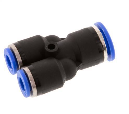 6mm x 10mm Y-Steckverschraubung PA 66 NBR [2 Stück]