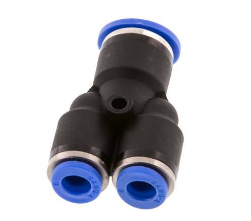 6mm x 10mm Y-Steckverschraubung PA 66 NBR [2 Stück]