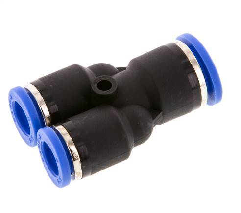 8mm x 10mm Y-Steckverschraubung PA 66 NBR [2 Stück]