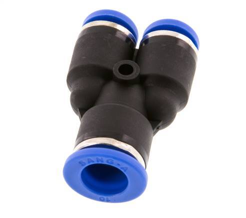 8mm x 10mm Y-Steckverschraubung PA 66 NBR [2 Stück]