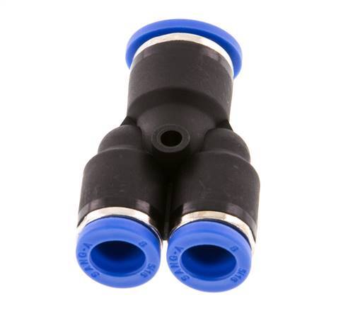 8mm x 10mm Y-Steckverschraubung PA 66 NBR [2 Stück]