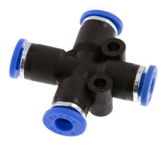 4mm Kreuzsteckverschraubung PA 66 NBR [2 Stück]