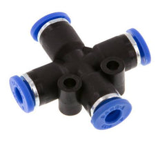 4mm Kreuzsteckverschraubung PA 66 NBR [2 Stück]