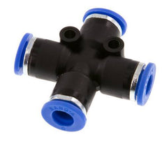 6mm Kreuzsteckverschraubung PA 66 NBR [2 Stück]