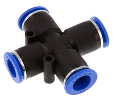 12mm Kreuzsteckverschraubung PA 66 NBR