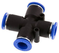 12mm Kreuzsteckverschraubung PA 66 NBR