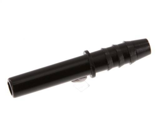6mm x 5mm Steckfitting mit Schlauchsäule PA 66 NBR [5 Stück]