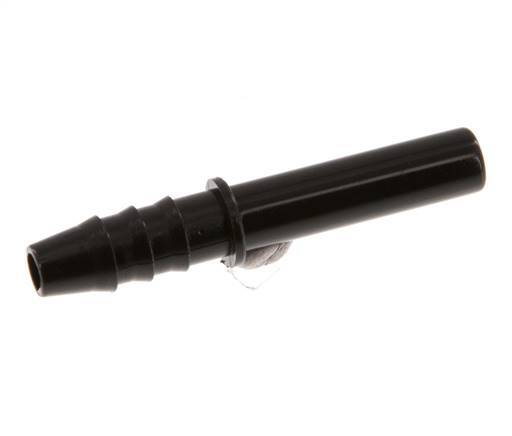 6mm x 5mm Steckfitting mit Schlauchsäule PA 66 NBR [5 Stück]