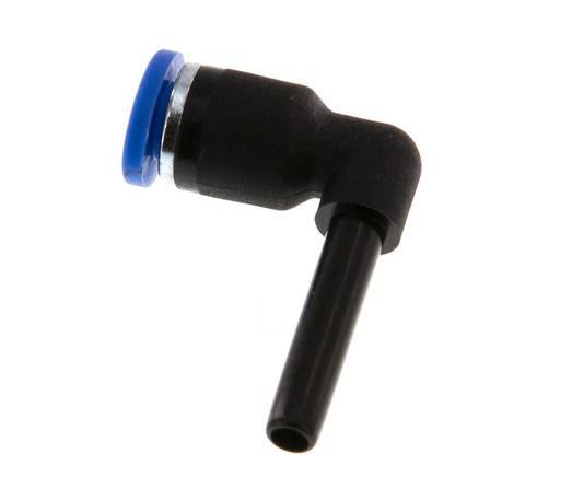 4mm x 4mm 90Grad Winkel-Steckverschraubung mit Stecker PA 66 NBR [2 Stück]