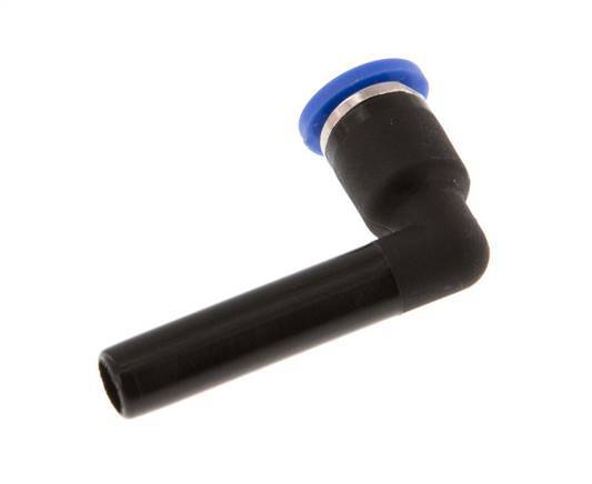 4mm x 6mm 90Grad Winkel-Steckverschraubung mit Steckanschluss PA 66 NBR [2 Stück]