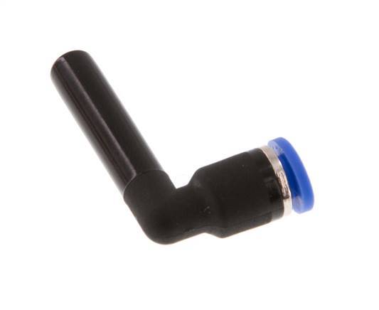 4mm x 6mm 90Grad Winkel-Steckverschraubung mit Steckanschluss PA 66 NBR [2 Stück]